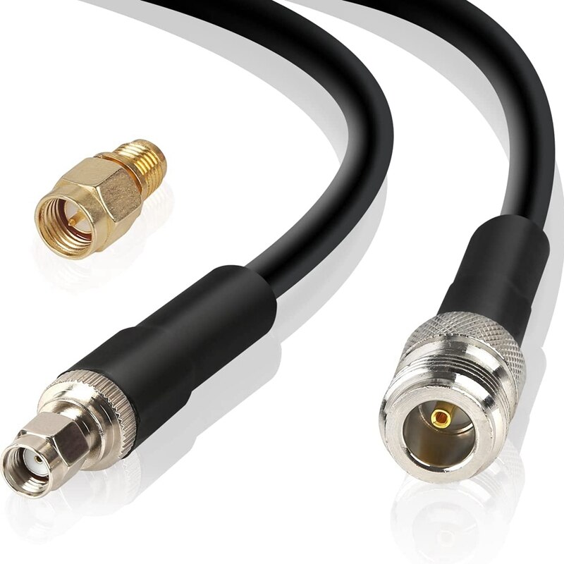 40ft lora-antennenkabel n-buchse auf rp-sma-sma-stecker kmr 400 verlustarmes verlängerungs-koaxialkabel für lora wifi 4g lte lora: Ursprünglich Titel