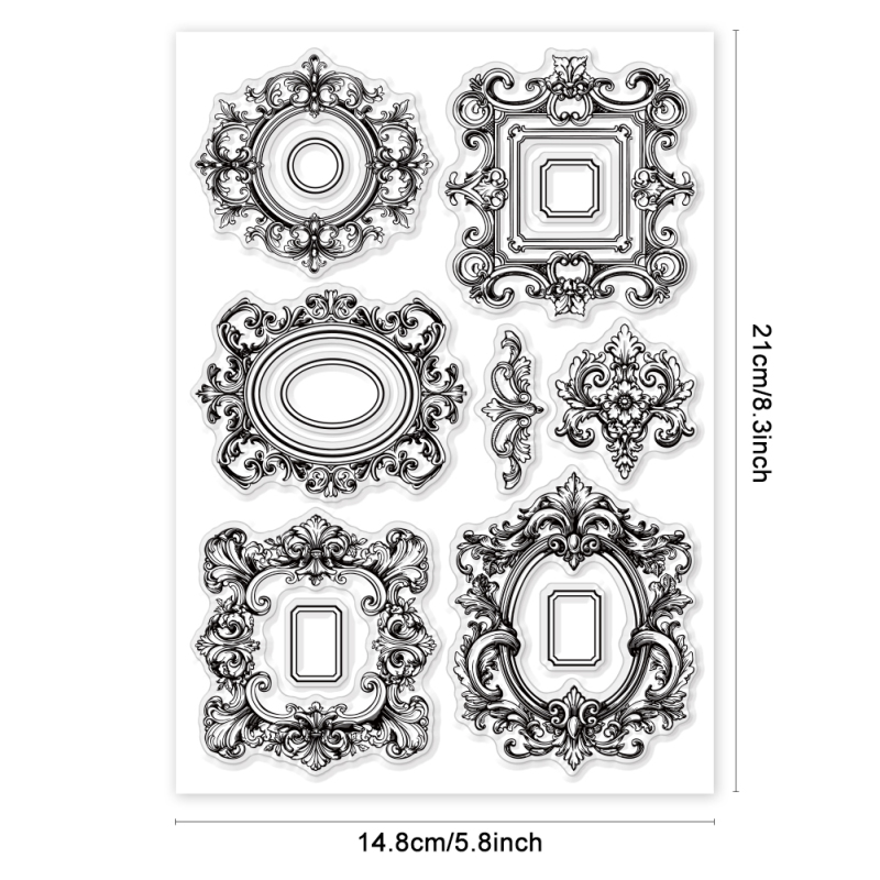 1pc insekter klare stempler til gør-det-selv scrapbooking sommerfugle guldsmede samling silikone stempelforseglinger gennemsigtige stempler til kort: Gåsegul