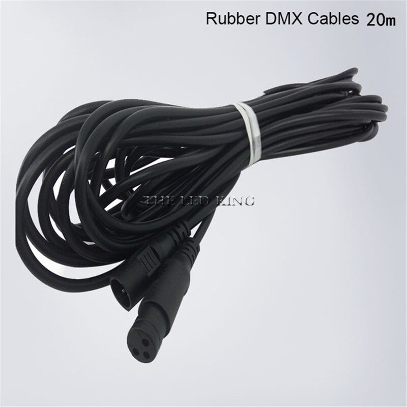 3-pin signal DMX cable DMX512 stage lighting signal cable led par light moving head light customization (1M-50M) dmx cable: 20m