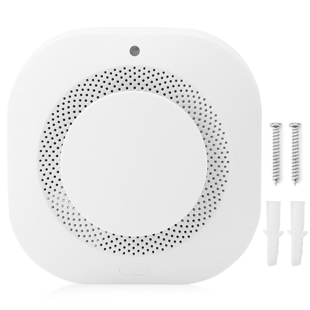 Independent Smoke Detector Fire Protection Sound Light Alarm Sensor Smart Cordless