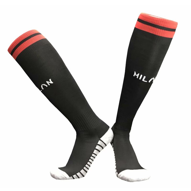 Voetbal Sokken Voetbal Dikke Warme Sokken Knie Hoge Training Lange Kous Sport Kid Volwassen Sokken: 2019 Black / Adult