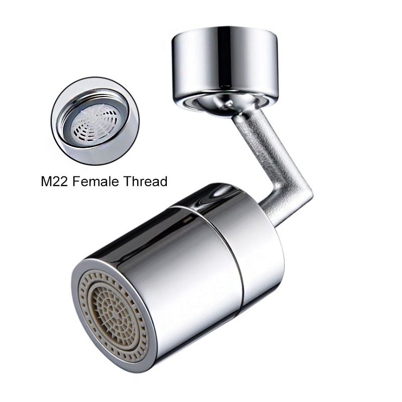 Brass Universal Splash Kitchen Aerato 720 Degree Swivel Sink Faucet Aerator 2Modes Water Saving Mixer Tap Aerator Diffuse Nozzle
