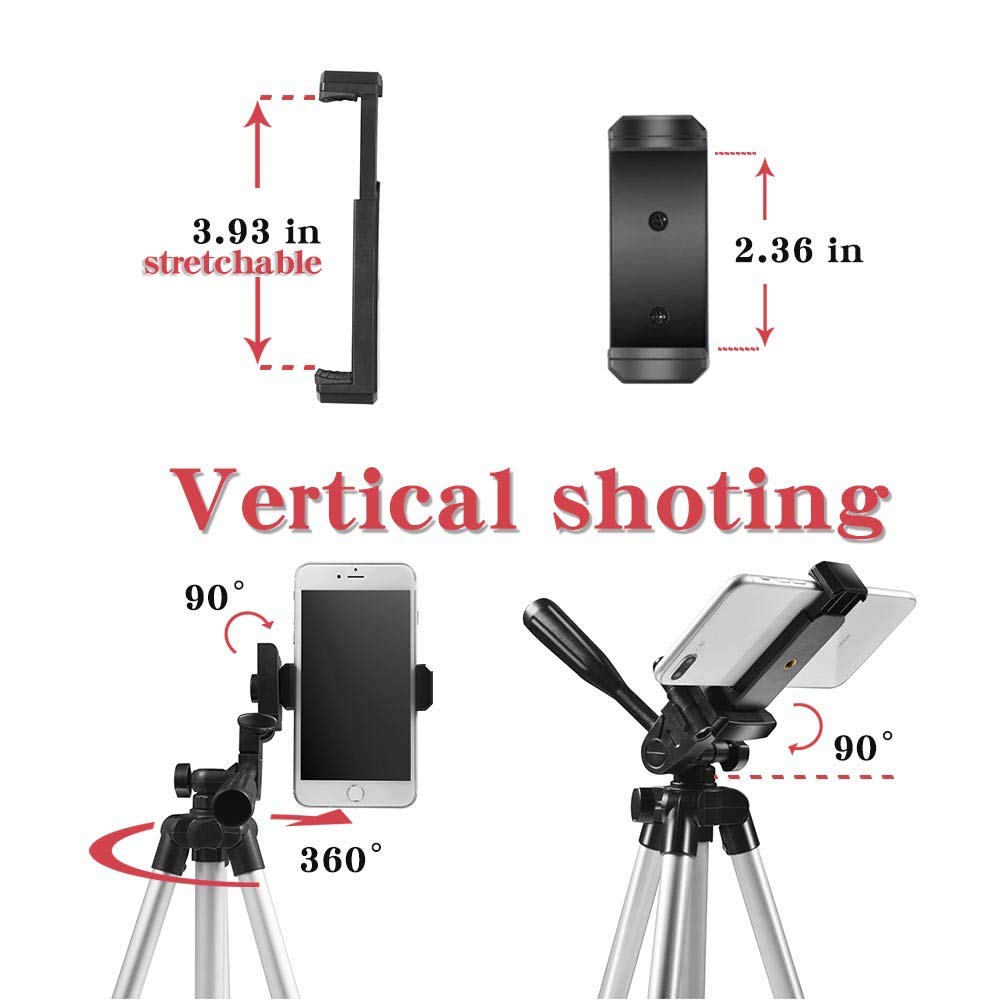 Tripé para telefone celular, para celular portátil, suporte para smartphone, tripé móvel, para suporte de vídeo de selfie