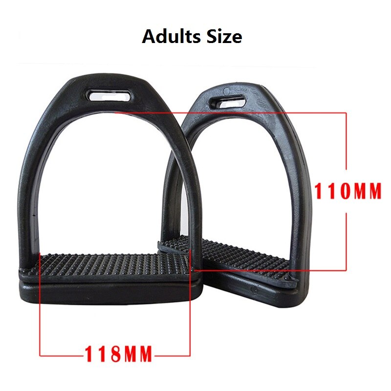 Plastic stirrup with Rubber Treads anti-slip pad ,size:Kids/Adults Size,Horse product