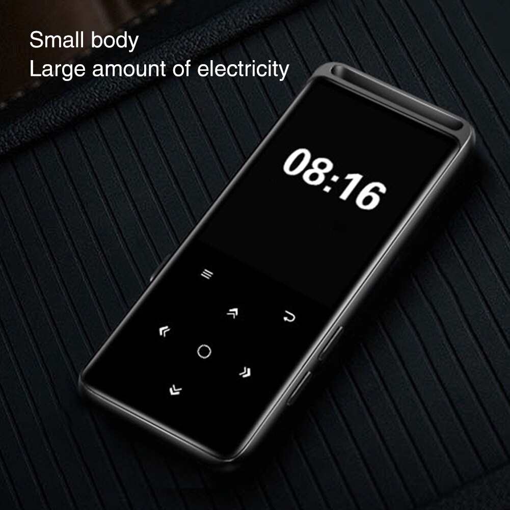 MP4 Player Metal Touch Button Ultra Thin Mini Rechargeable Portable Backlight Voice Recorder Lossless HIFI Sport Bluetooth