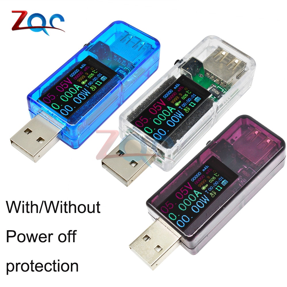 14/24 in 1 QC3.0 2.0 USB tester DC Digitale voltmeter voltage current Meter Ampèremeter Detector Monitor Power Indicator Bank Oplader