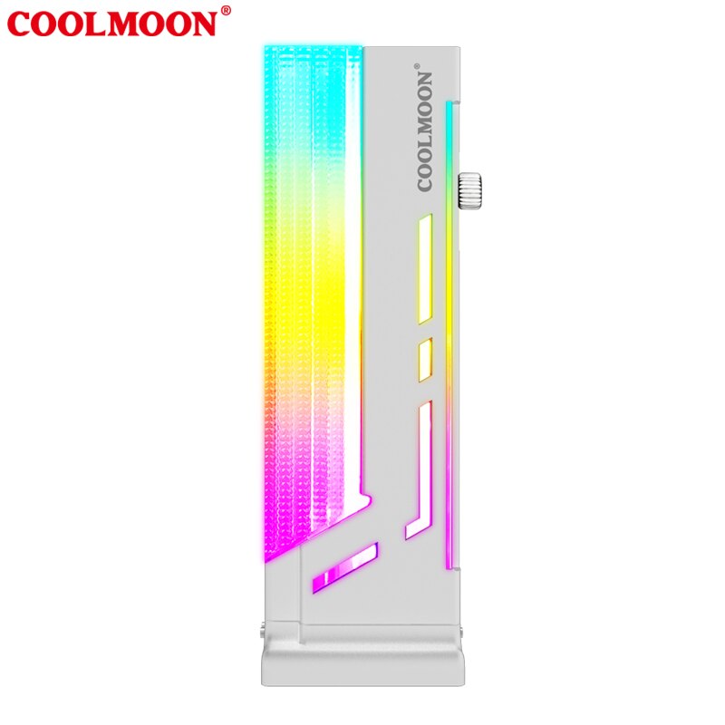 CoolMoon GPU Graphics Video Support Stand For Computer Case Aluminum Alloy Video Card Holder 5V 3PIN RGB ARGB Aura Sync
