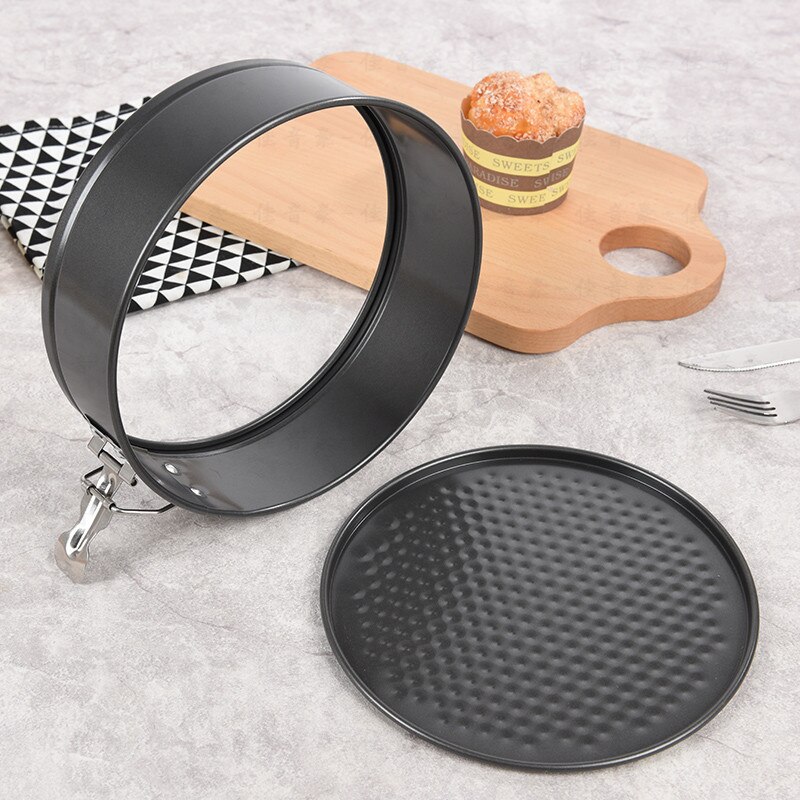 Metal Cake Baking Pan Removable Bottom Springform Cheesecake Pan Round Shape Non-stick Baking Molds Kitchen Bakeware