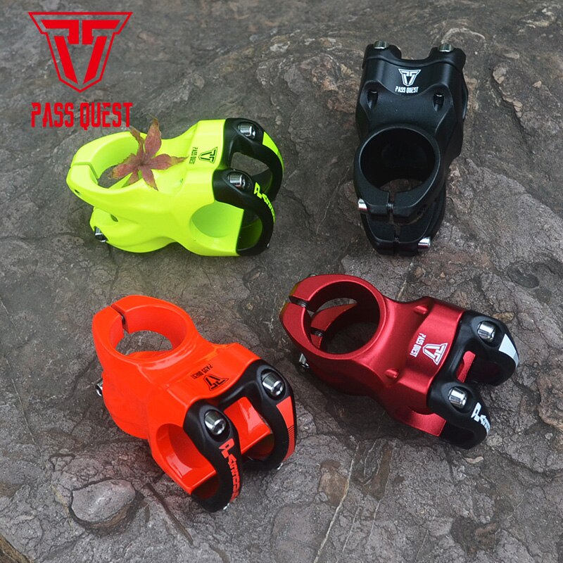 Taiwan PASS QUEST alloy Bicycle stem DJ/AM/FR/DH Downhill Mountain Bike stem 0 degree 45MM