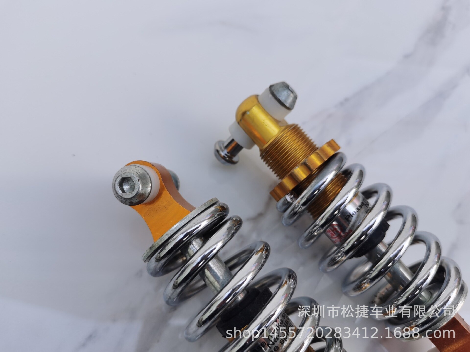 1 paar 125mm 400lbs Hinten Stoßdämpfer Frühling Für Elektrische fahrrad Rolle, E Fahrrad Frühling 8mm Hinten Schocks Universal-