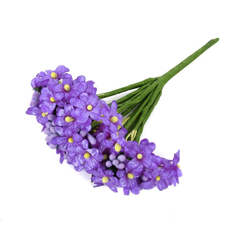 Ramo de margaritas artificiales para decoración de fiestas, ramo de flores de seda pequeña para boda, corona de bricolaje para el hogar, caja de , suministros de álbum de recortes, 12/36 piezas
