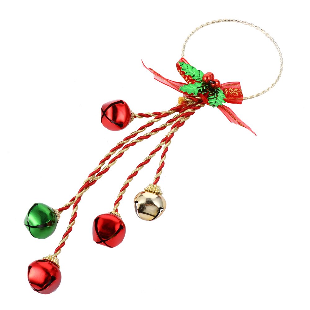 1Pc Vintage Craft Kerst Ring Decoratie Kerst Klokken Opknoping Hanger