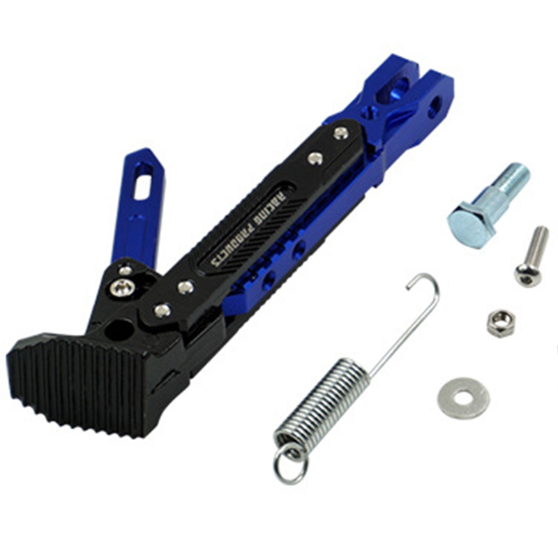 Motorcycle CNC Verstelbare Kick Stand Elektrische Voertuig Zijsteun Zijframe Aluminium Motorfiets Modificatie Accessoires