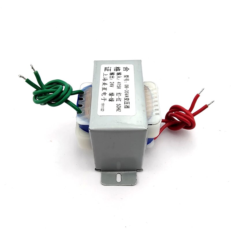 Vermogenstransformator db -35va 40w 415v to 24v 1.5a ac 24v 50-60hz