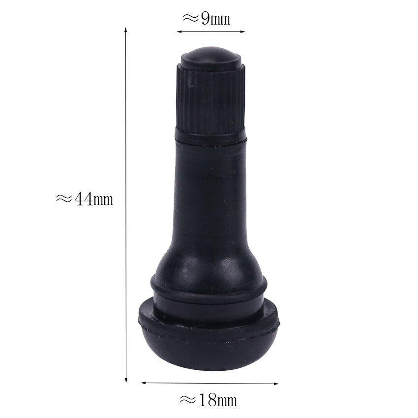 5Pcs Zwart Rubber TR-413 Snap-In Auto Wiel Band Tubeless Band Ventiel Met Dust Caps Wielen Banden onderdelen Auto Auto-accessoires