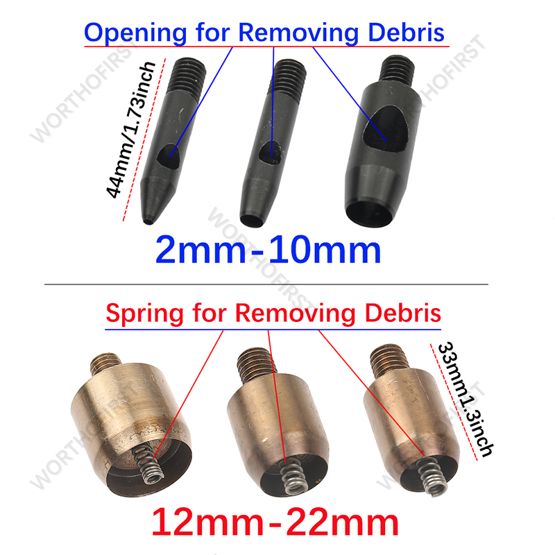 Agujero perforador de cuero y ojal, troqueles de instalación para prensa manual, molde para cortinas, zapatos, artesanía de cuero, accesorios de costura