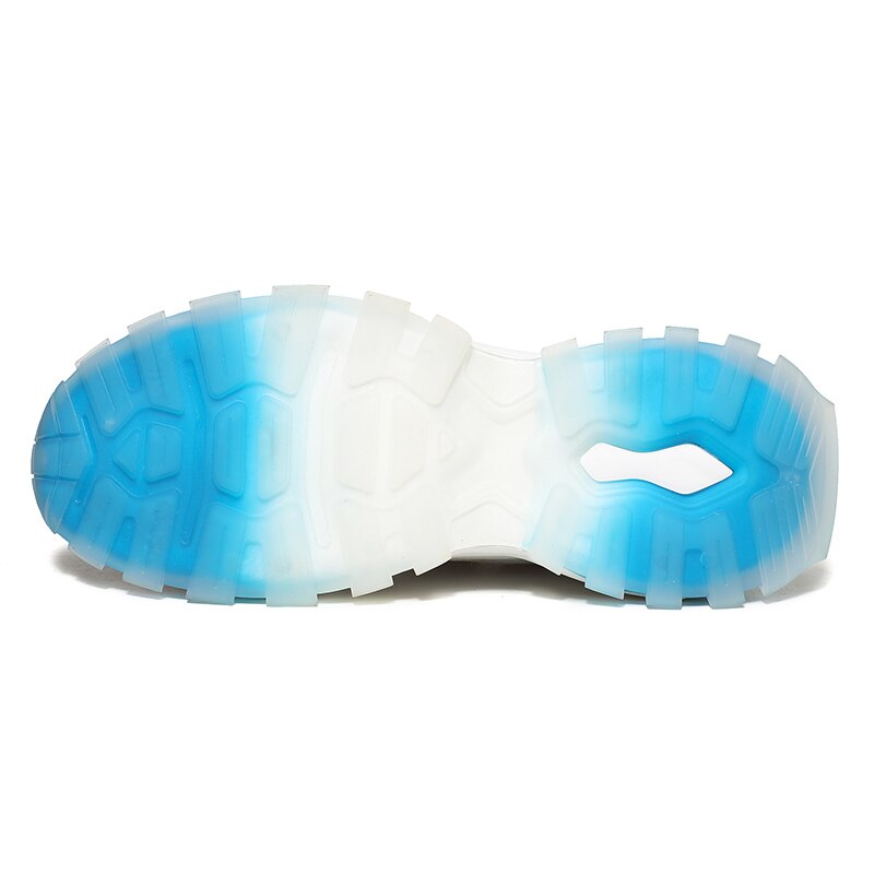 Hemmyi Chunky Sneakers mężczyźni odkryty platformy buty człowiek oddychające sznurowane męskie buty sportowe połączenie podeszwa wsparcie Dropshipping