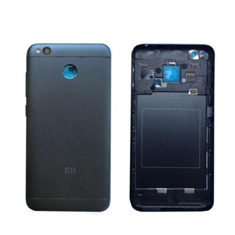 Voor redmi 4x originele achterbatterijklep behuizing + zijknoppen + cameraflitser lens vervanging voor xiaomi redmi 4x