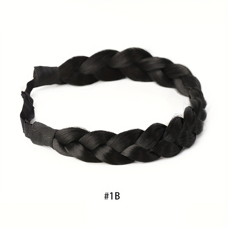 Falskt hår, hårbånd, håndlaget fiskebensflette til kvinner, flettet hår, pannebånd, flettet hårbånd: #1