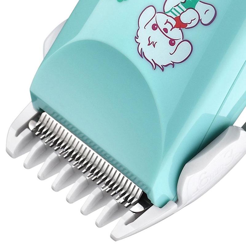 Baby hår trimmer elektrisk hårklipper usb barbermaskine skære skærefjerner genopladeligt barn lave børn skære støj  r3 q 2