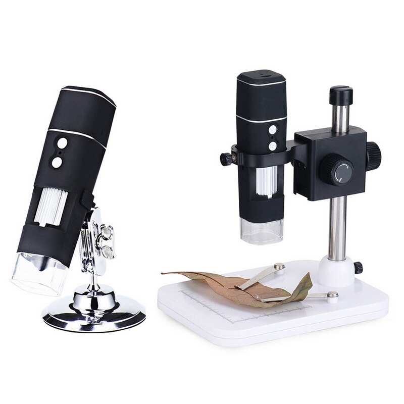 1000X WIFI Digital Microscope 1080P Wireless Smartphone Mobile Phone Microscope Adjustable 8 LED with Stand For phone For Window