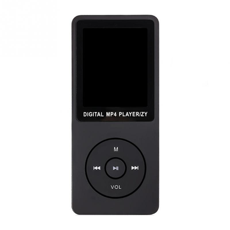 1.8inch MP3 HIFI Music Player Portable Movie Media Digital Ebook With FM Radio USB 2.0 Interface: Black