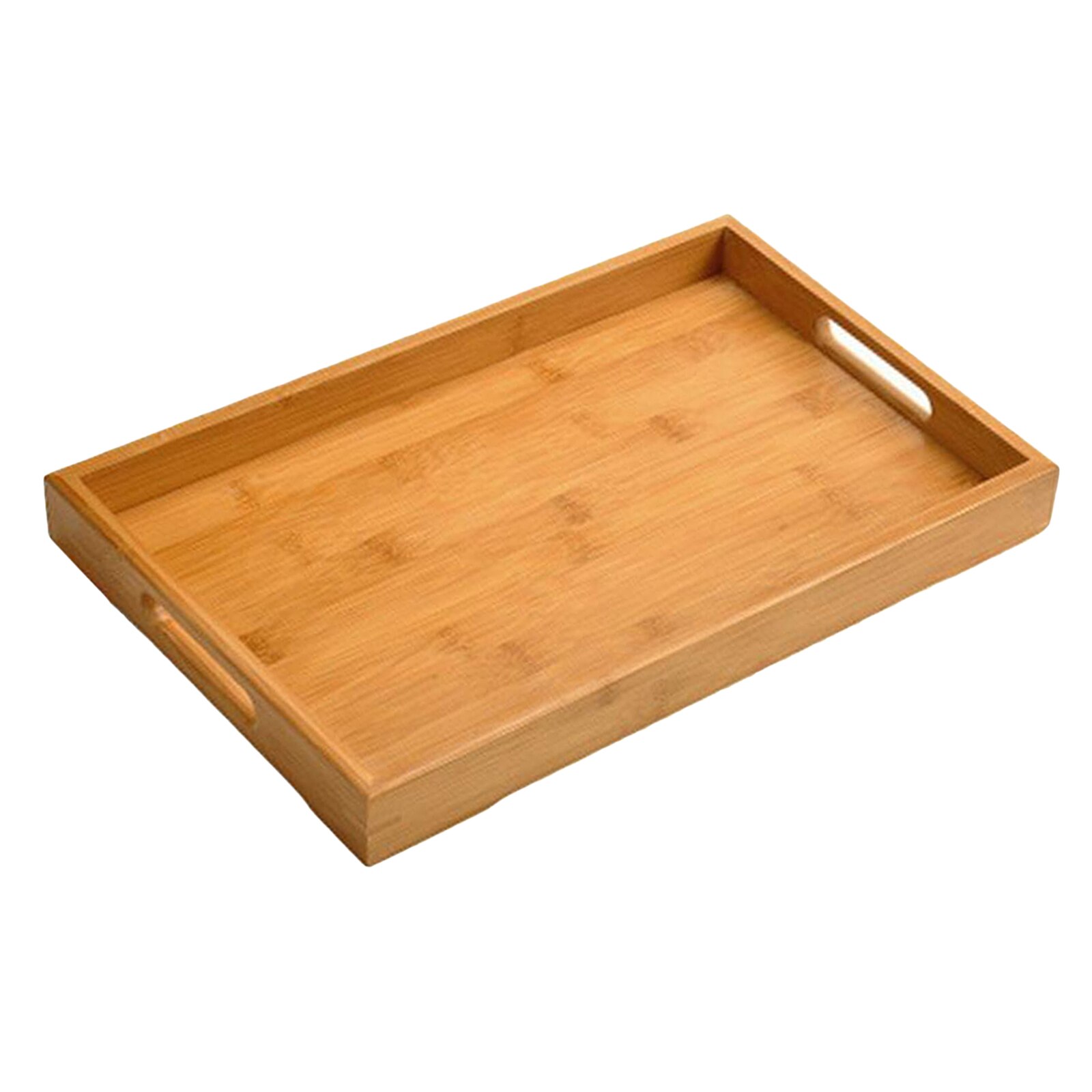 Dienblad Bed Ontbijt Diner Tafel Houten Schotel Met Handvat 36x23x4cm: 38x25x5cm