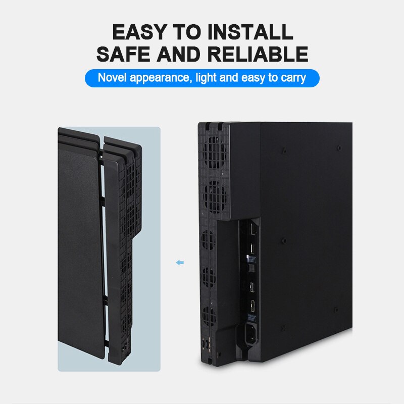 Cooling Fan For Playstation 4 PS4 Slim/PS4 Pro Gaming Console Vertical Stand Cooling Cooler Fan Super Turbo Temperature Control