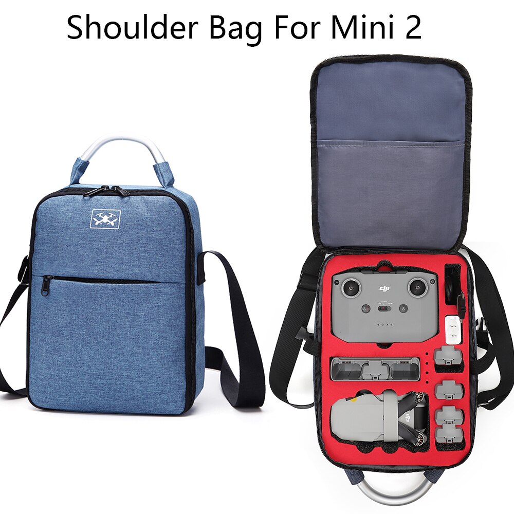 fallen Lagerung Tasche Für DJI Mavic Mini 2 Zubehör DJI Mavic Mini 2 Tasche Drohne Kasten Tasche mit Schulter Gurt Drohne Zubehör