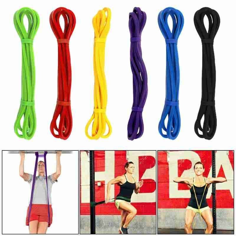 1PCS Fitness Rubber Bands Resistance Band Unisex Yoga Rubber Bands Loop Exercise Pull Expander Equipment Elastic Athletic