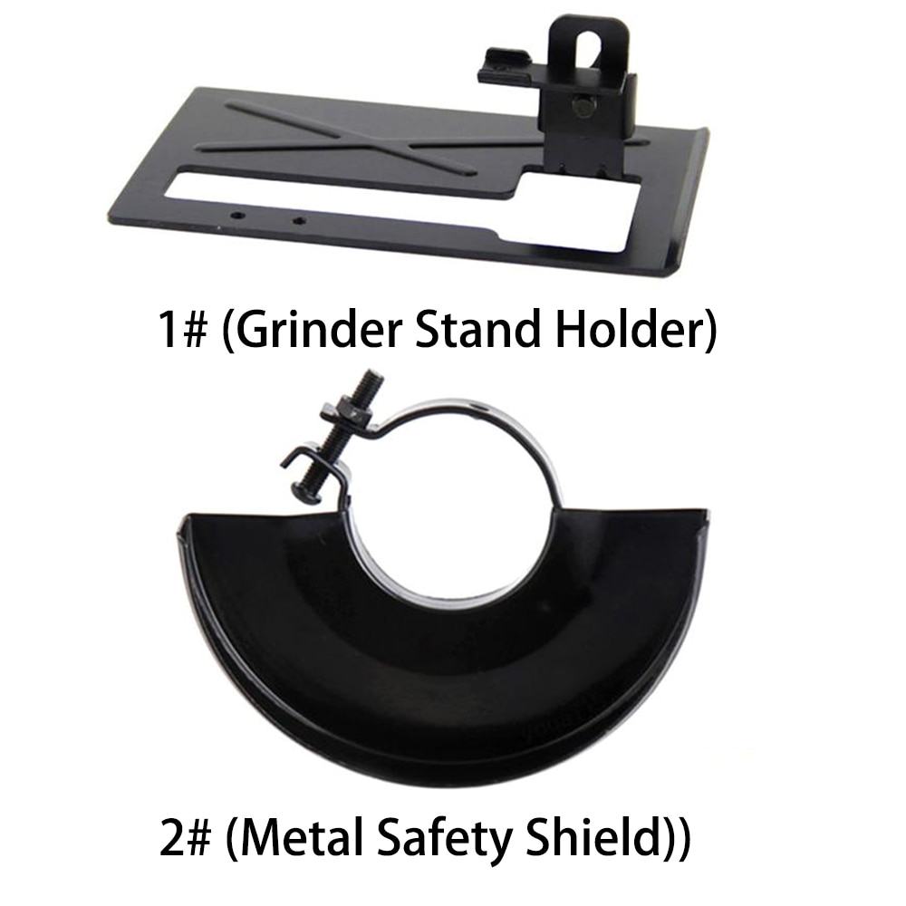 Angle Grinder Safety Protector Shield Cover Bracket Stand Holder Support Base Metal Woodworking Wheel Guard Cutting Machine Tool