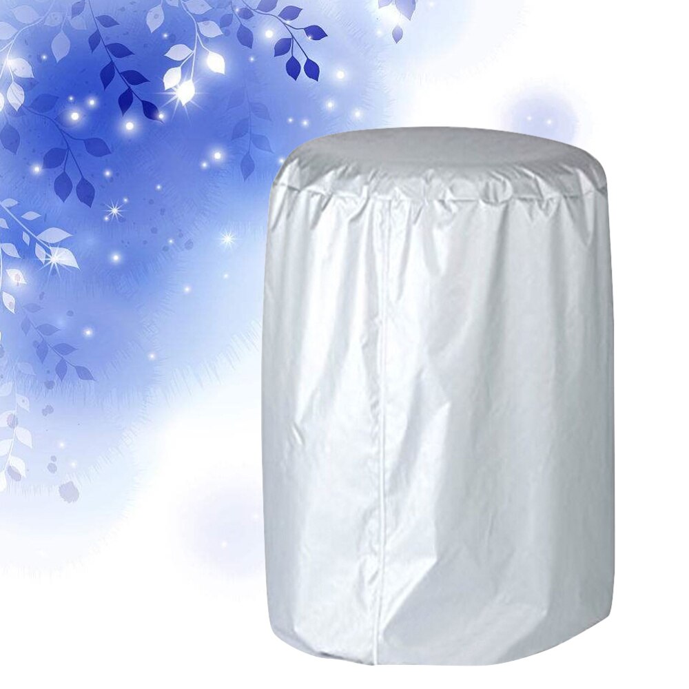 Car Outdoor Tire Cover Snow Tire Storage Bag Spare Cover Garage Tire Cover Protective Case Size (Silver)