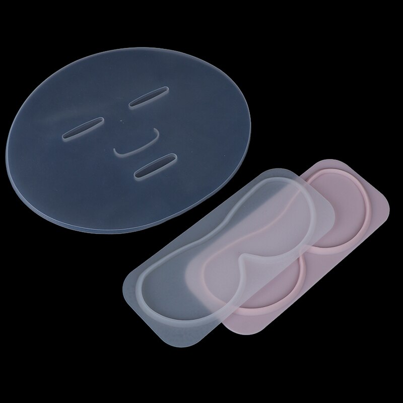 Molde reutilizable de silicona para mascarilla, 3 estilos, máquina para hacer mascarillas de frutas y verduras, máscara clara, bandeja de molde, herramienta de fabricación DIY