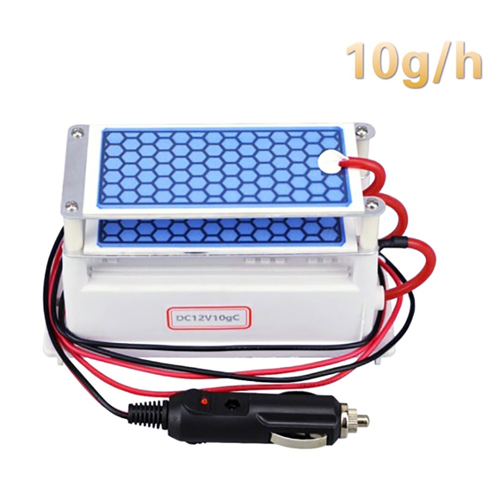 Universal Ozone Generator DC12V 10g Car 10000mg Air Purifier Freshener Deodorant For Car Accessories Odor Removal Equipment