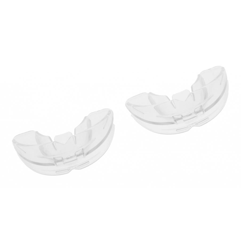 Aparatos de dientes EVA para adultos, retenedor de dientes duros, alisador de dientes para proteger los dientes, 2 uds.: Clear