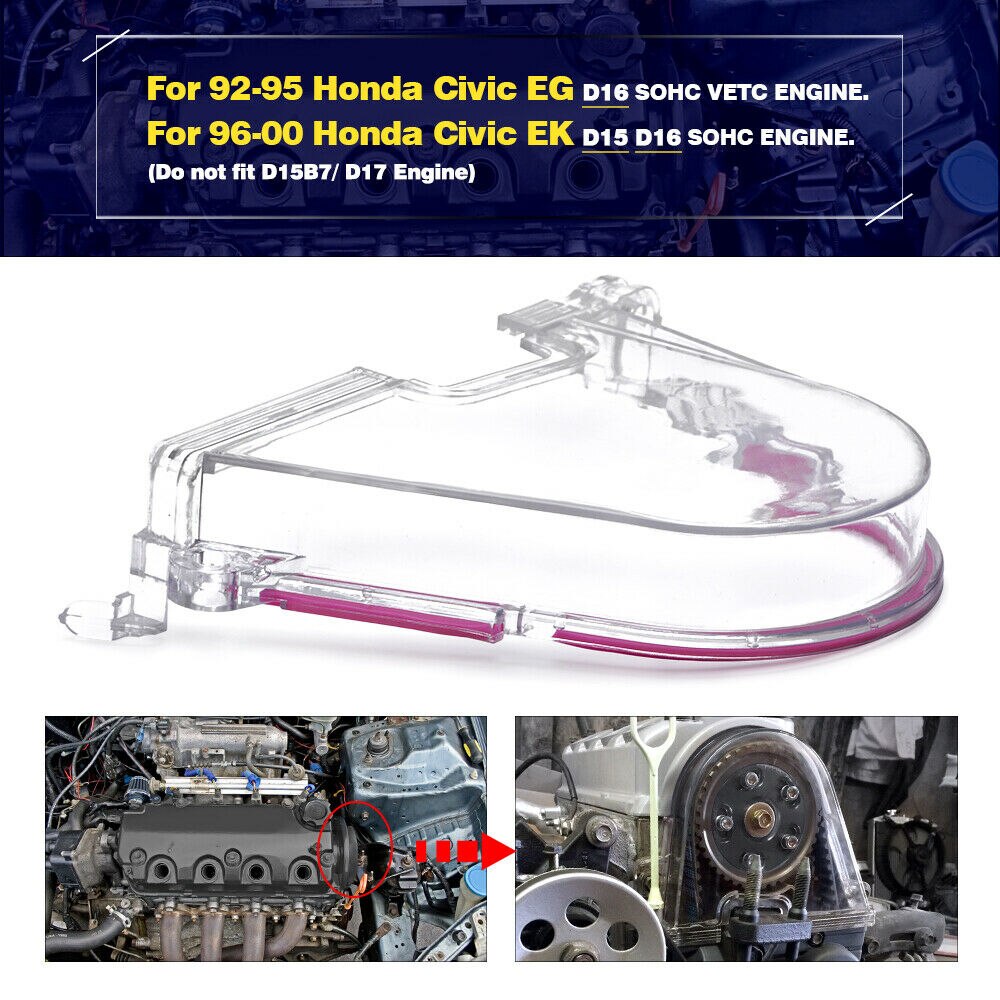 Klar Nocken Getriebe Zahnriemen Abdeckung Turbo Nocken Rolle Für Honda bürgerlich 96-00 D15 D16 EK ZB VR6337