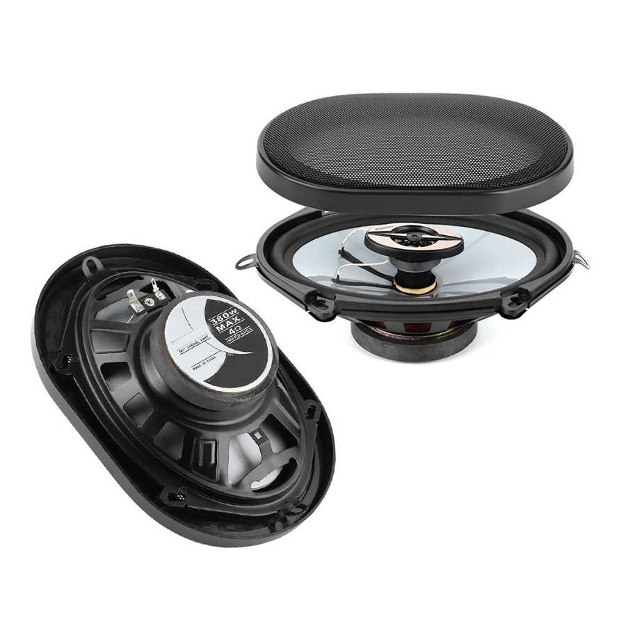 2 uds. Altavoz de Audio para coche de 380W, altavoz estéreo Coaxial HiFi de 5x7 pulgadas para puerta de coche, guantera, Panel de caja