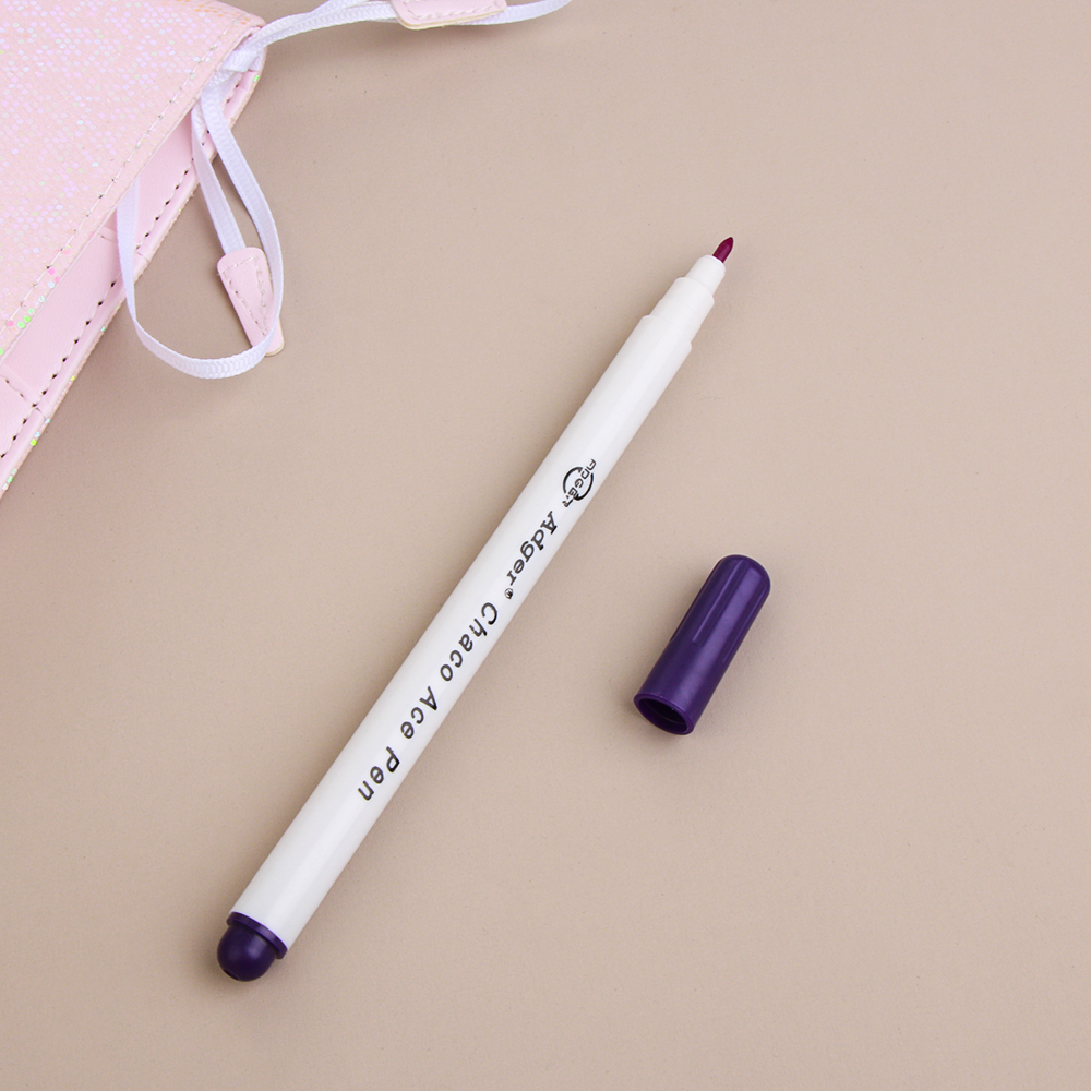 3 stijlen Uitwisbare Pen Water Oplosbare Stof Marker Pen Dubbele Hoofd Verdwijnen Automatisch Stof Marker Pen Art Accessoires