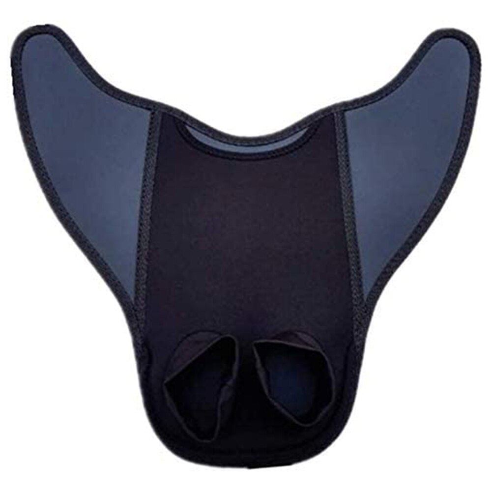 Kids/Adults Mermaid Tail Swimming Fin Snorkeling Foot Flipper Diving Swimming Assistant Tool Elastic Breathable Flippers Fins: Black / Kids