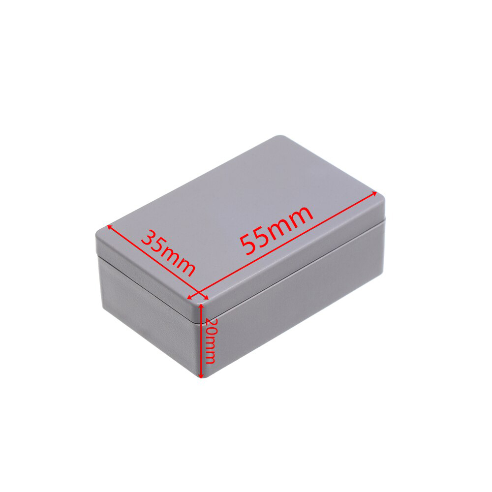 Electronic Supplies Waterproof ABS Plastic Project Box Storage Case Housing Instrument Case Enclosure Boxes: Brown&White