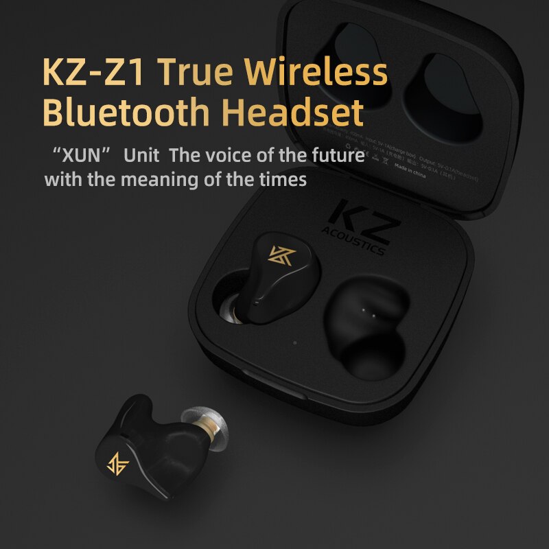 KZ Z1 /KZ Z1 Profi Bluetooth 5.0/Bluetooth 5,2 TWS Kopfhörer AAC berühren Kontrolle Kopfhörer Ohrhörer Dynamischen Sport spiel Headset