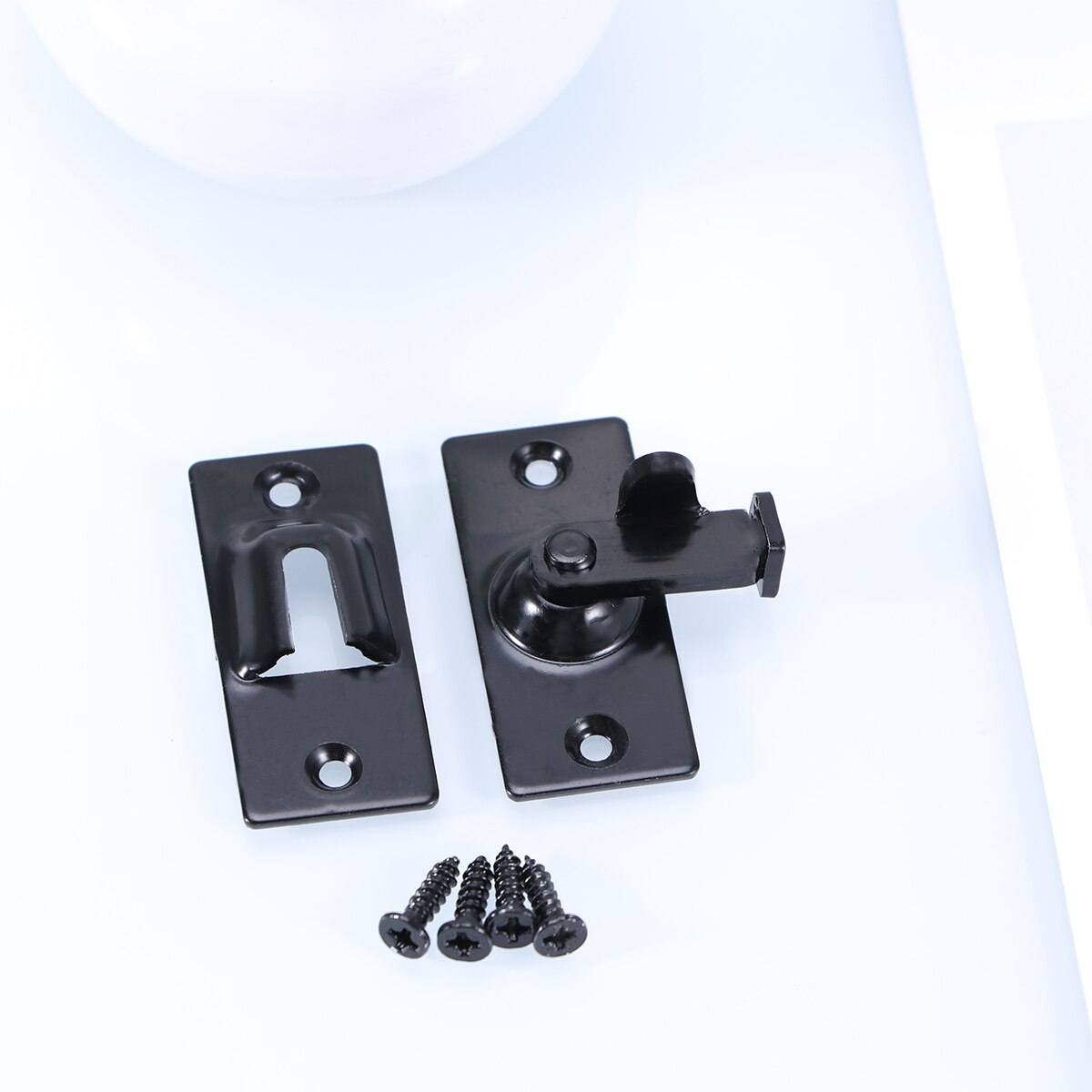 Boulon de verrou de porte solide de 90 degrés, serrure en acier inoxydable 304, boucle de porte coulissante à Angle droit