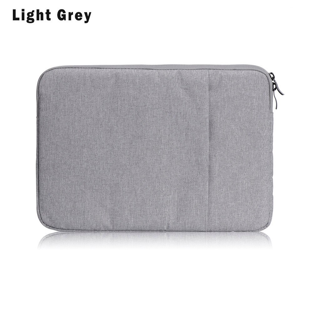 1PC Waterproof Universal Laptop Bag Sleeve Case Cover Notebook Pouch For MacBook Air Pro Lenovo HP Dell Asus 11 13 15 15.6 inch: Light Grey / To Fit 14-15.4 inch