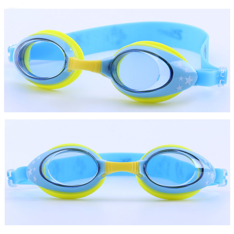 Børn svømmebriller anti-tåge uv børnestjerner sport svømmer briller silikone arena vandbriller vandtætte svømmebriller