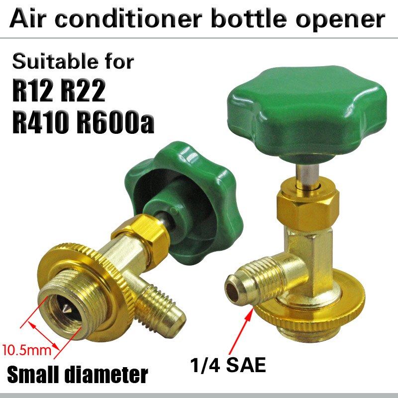 Air conditioning liquid filling safety valve R12 R22 R134a R600a opening valve Freon refrigerant bottle opener