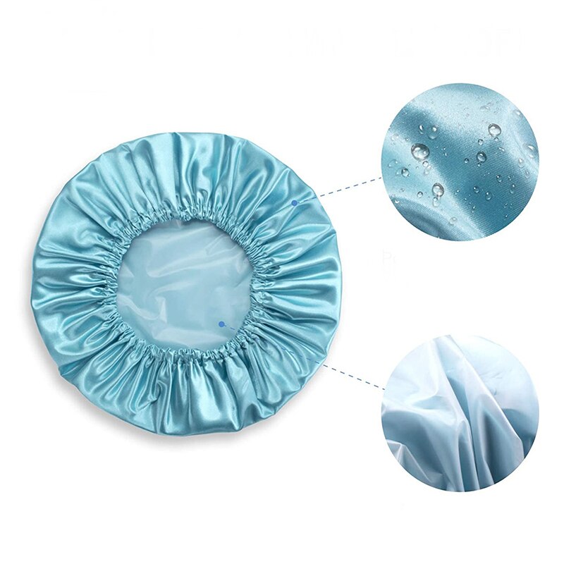Home Waterproof shower cap swimming hats hotel elastic shower cap Hair cover products Bath products Bath s different colors