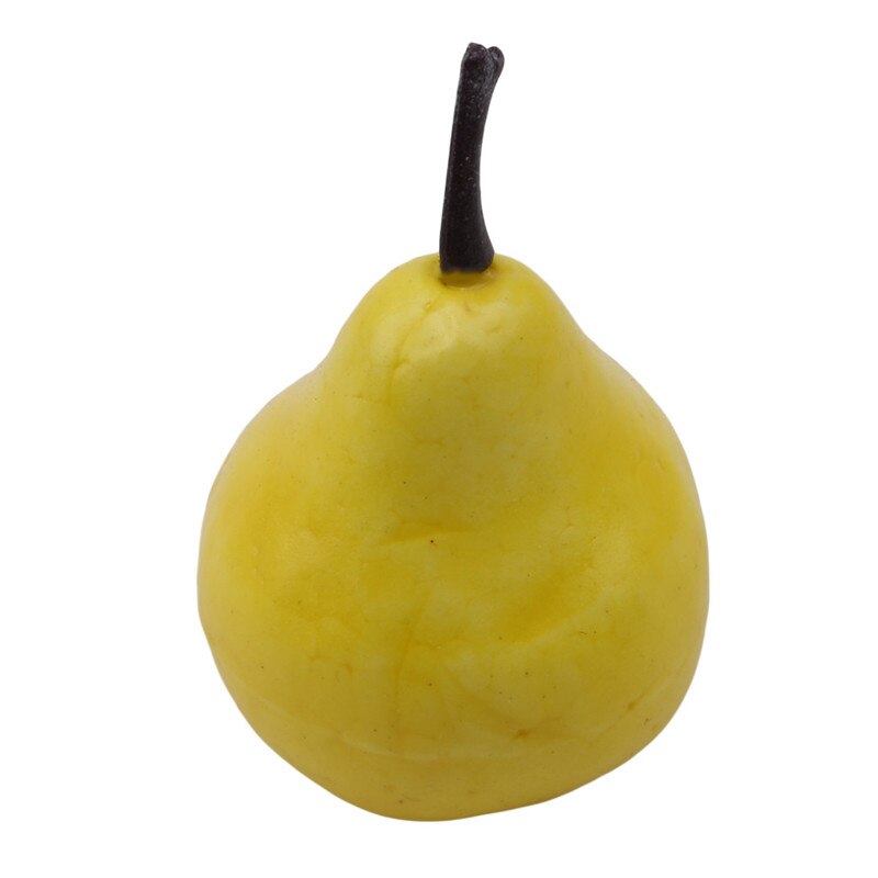 20 stks/set Plastic Simulatie Kunstmatige Model Rekwisieten House Party Mini Nep Fruit Appel Peer Citroen Aardbei Cherry Banaan: pear