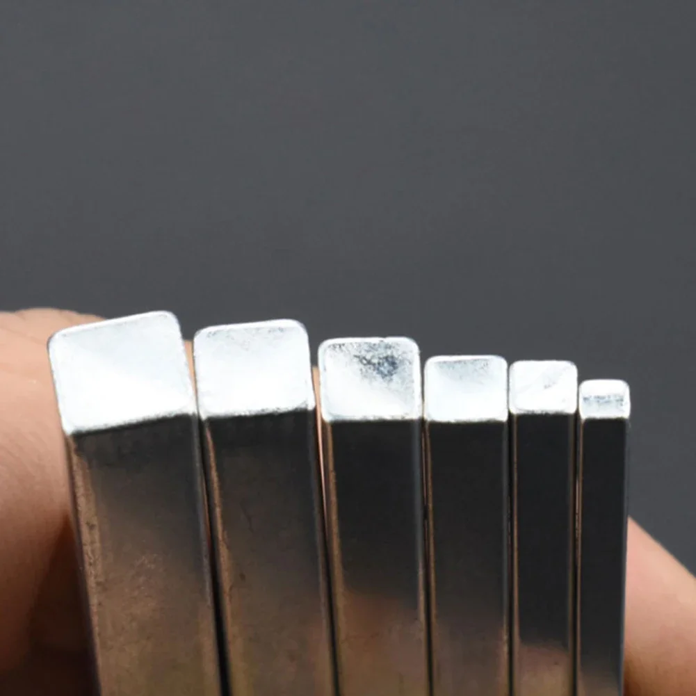 Llave de cabeza cuadrada en forma de L de 3-10mm, llave cuadrada de 4 puntos, llave de acero al cromo vanadio, destornillador para apretar los tornillos cuadrados
