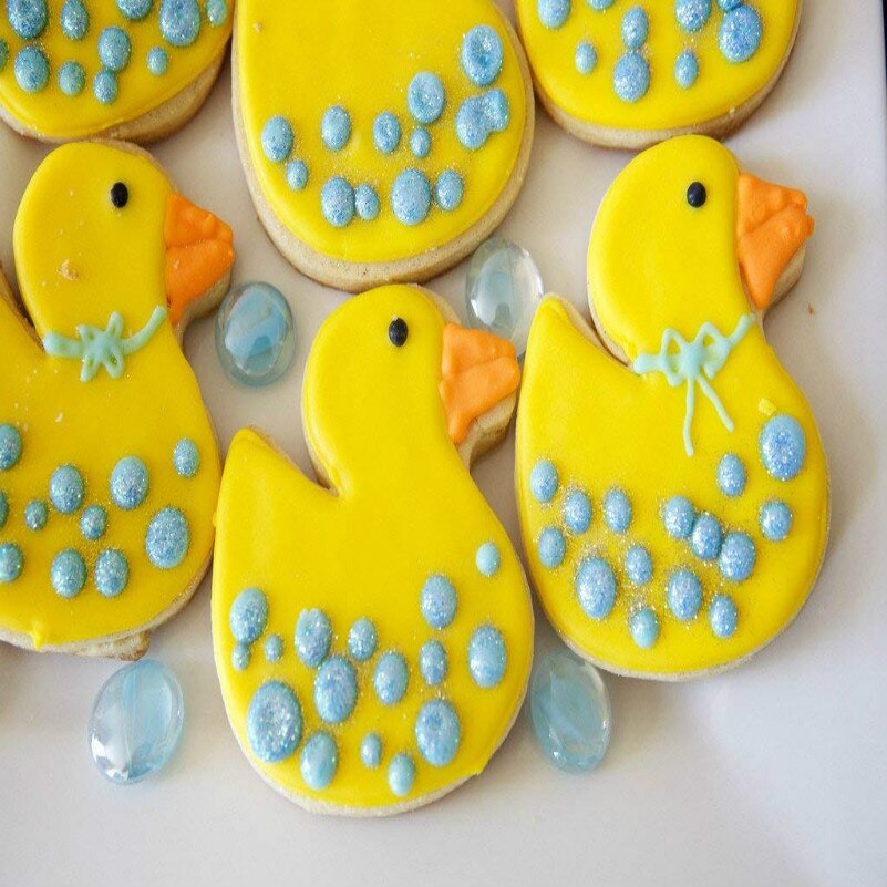 KENIAO Duck Cookie Cutter for Baby Shower & Birthday Pastry / Fondant / Biscuit Cutter - 7.5 * 6.6 cm - Stainless Steel