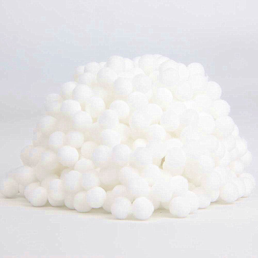 Pompones blancos de 8mm-30mm bolas de Pompones para DIY decoración del jardín del hogar del Partido de la boda ropa de costura niños manualidad de juguete suministros 20g: 8mm 20g 488pcs